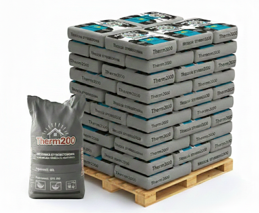 Styrobeton w workach gotowy styrobeton 33x 60 l