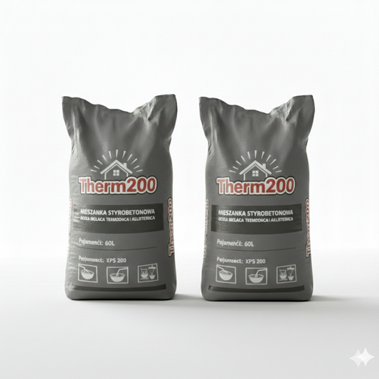 Styrobeton w workach Lekki EPS 200 styropian Izolacja 2x 60 l